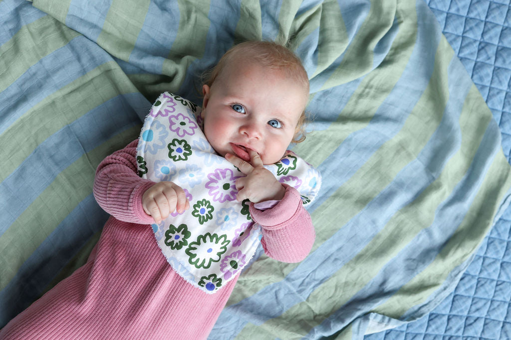 Ocean Tide Stripe | Swaddle
