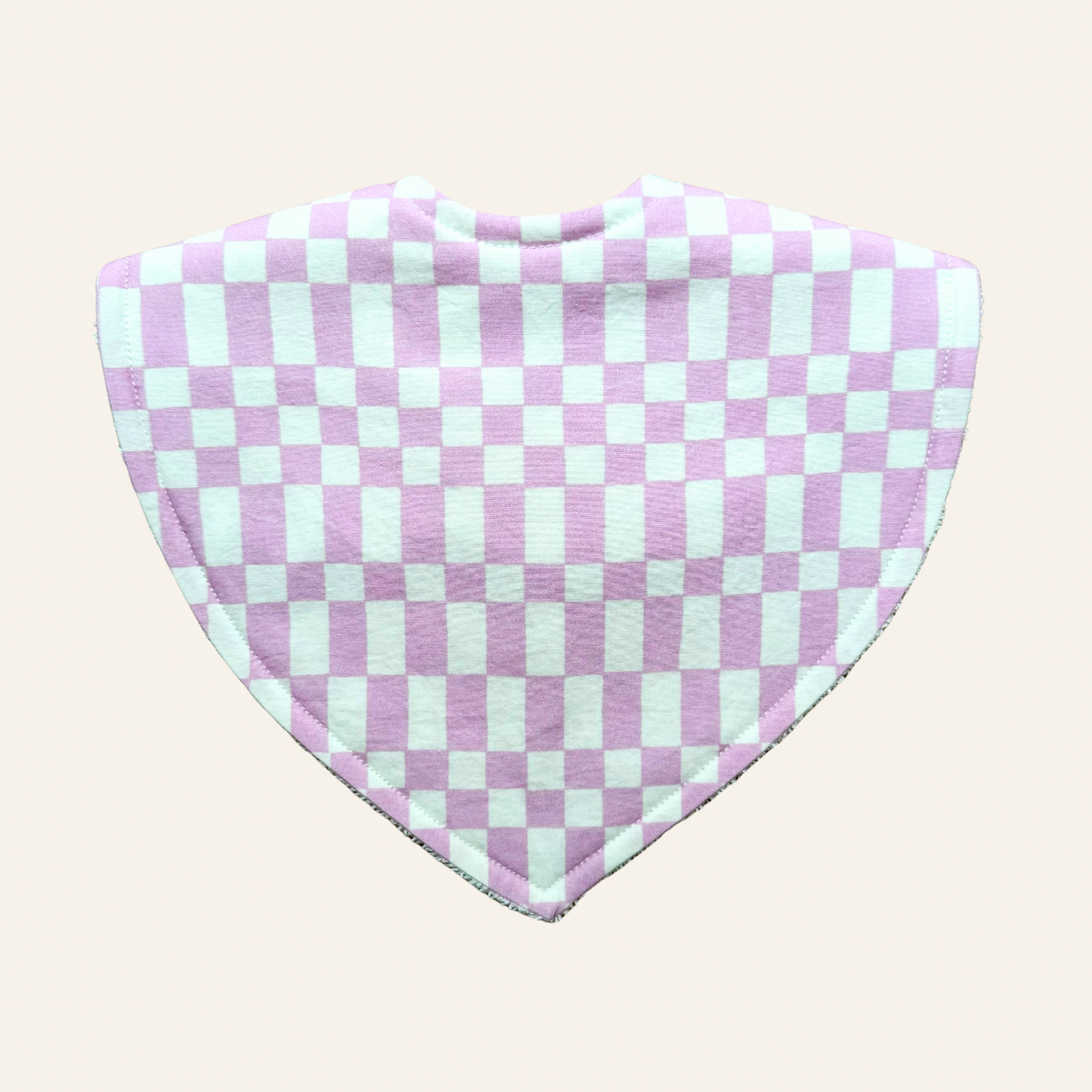 Neo Checker Lavender | Triangle Bib
