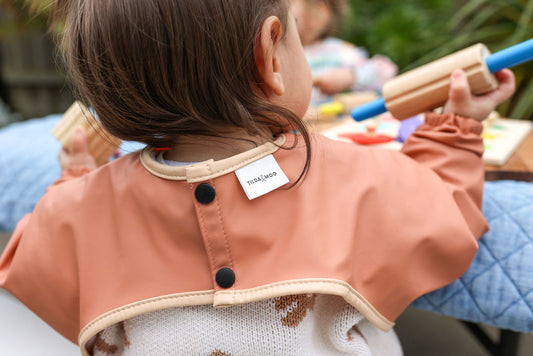 Peach Sorbet | Smock Bib