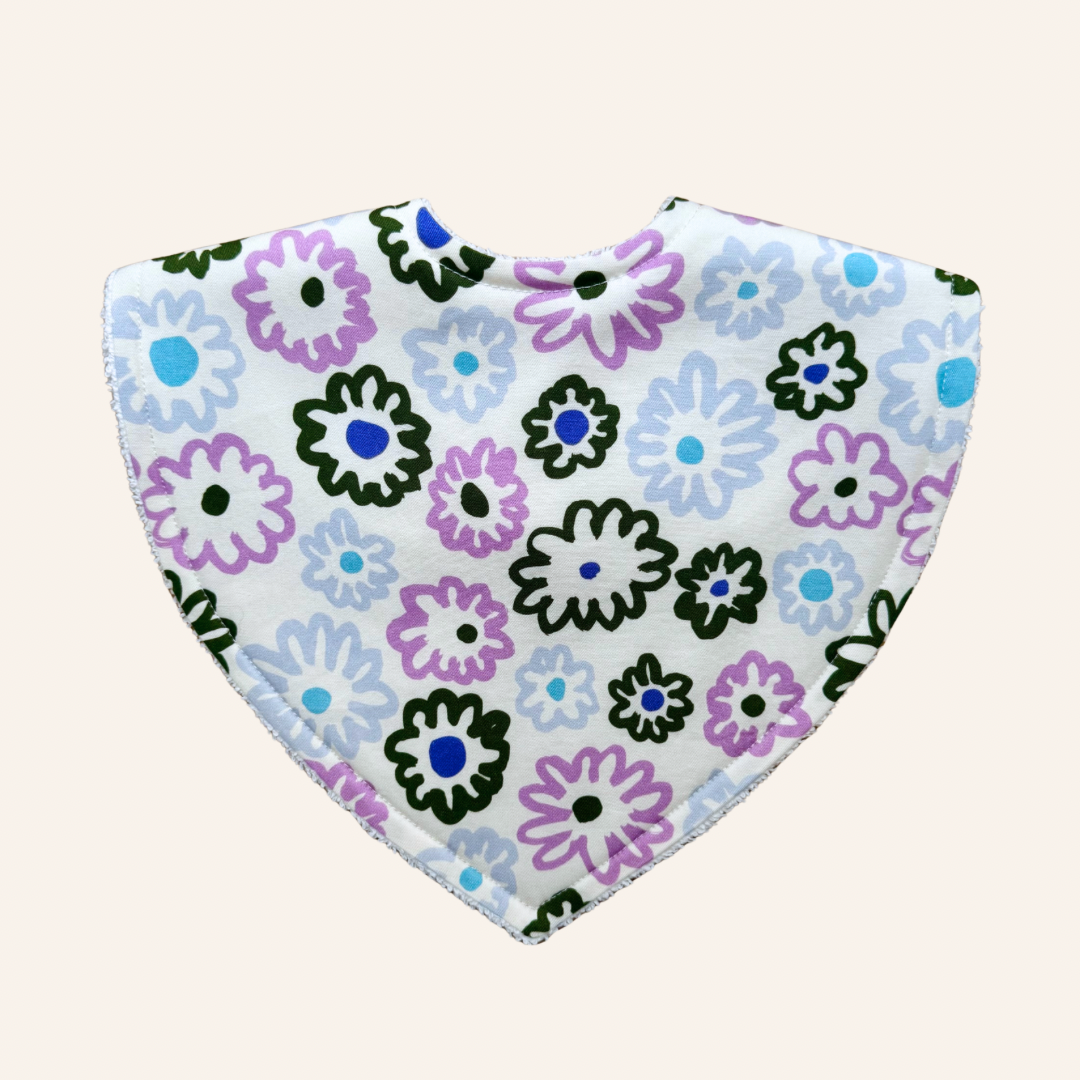Big Flower Heart | Triangle Bib