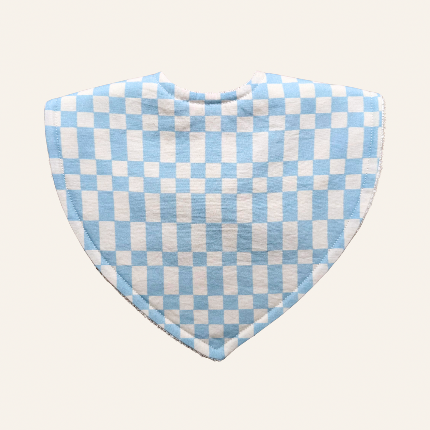 Neo Checker Bluebird Blue | Triangle Bib