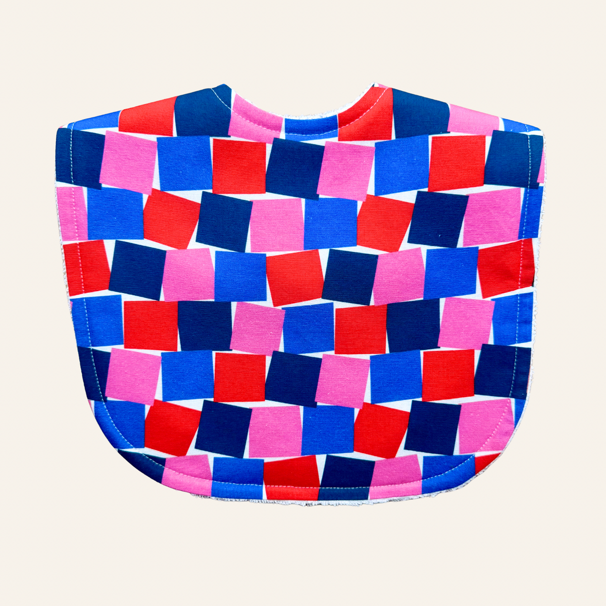 Flower Market Squares Classic Bib