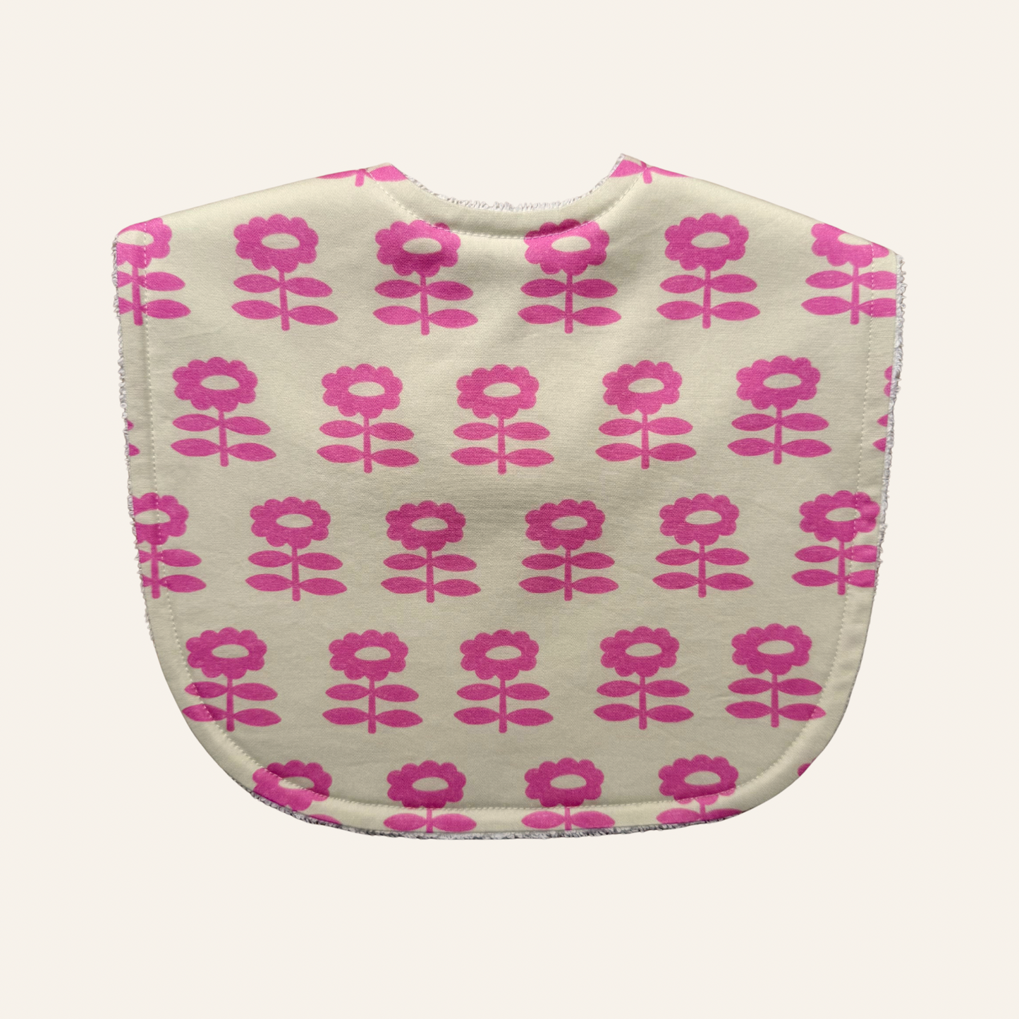 Chunky Florals Cream | Classic Bib