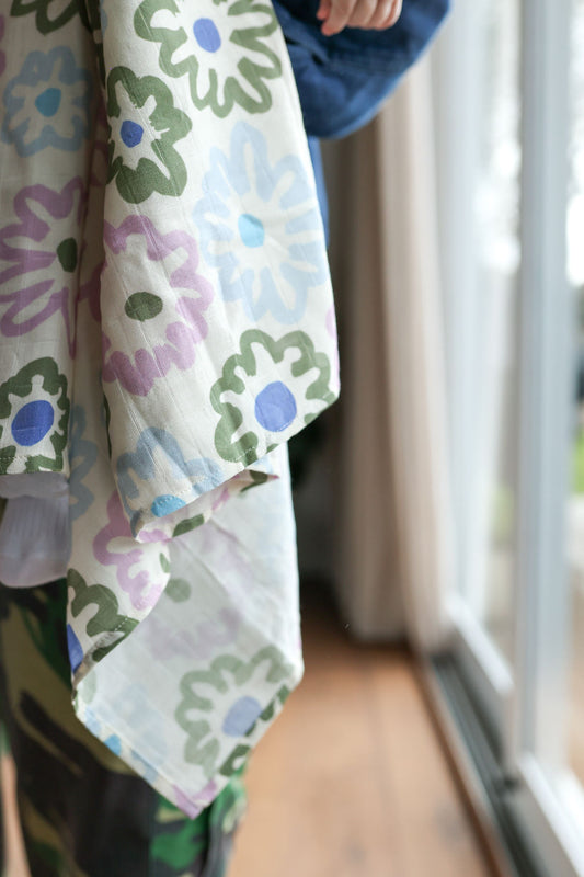 Big Flower Heart | Swaddle
