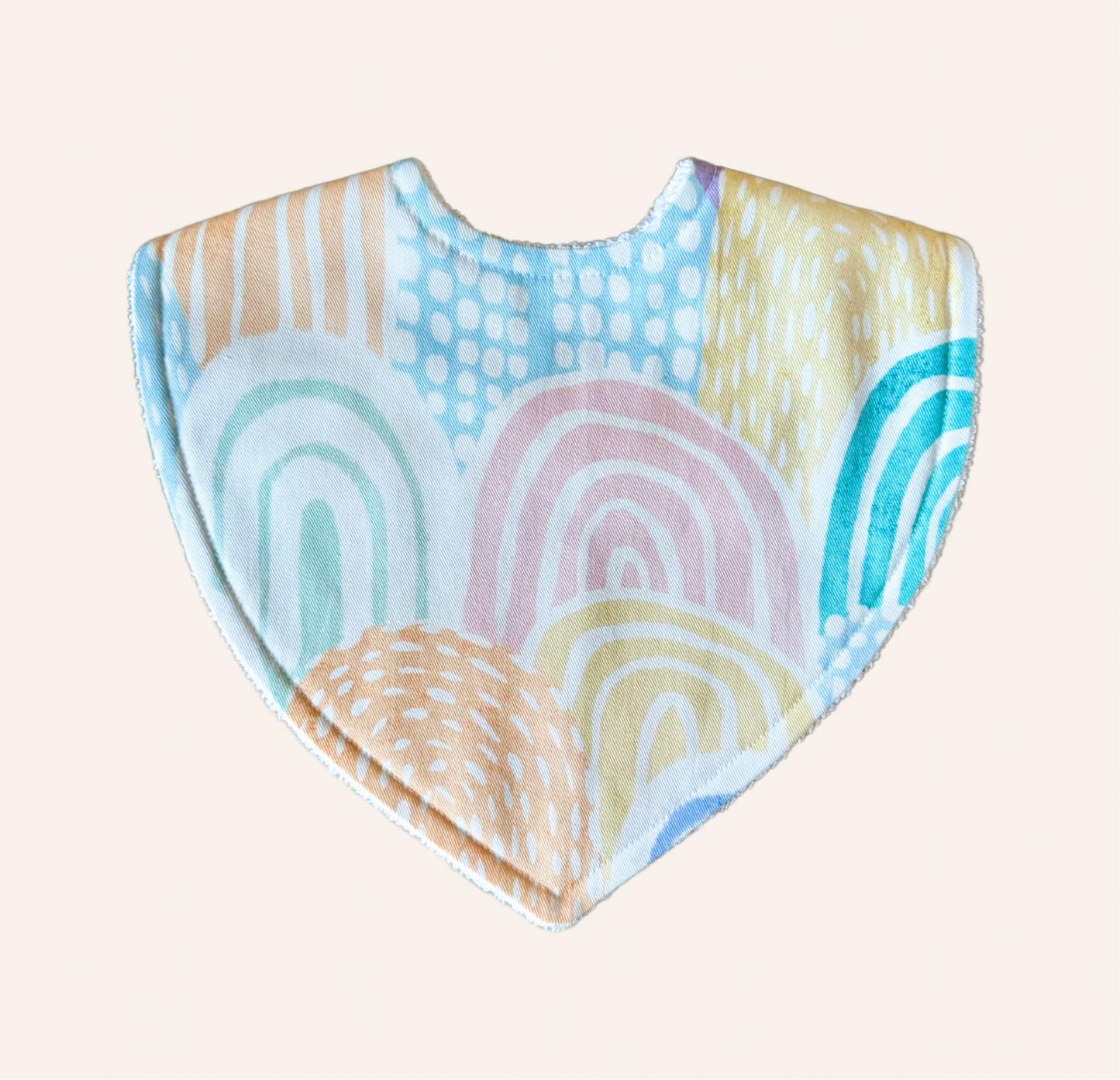 Pastel Rainbow | Triangle Bib