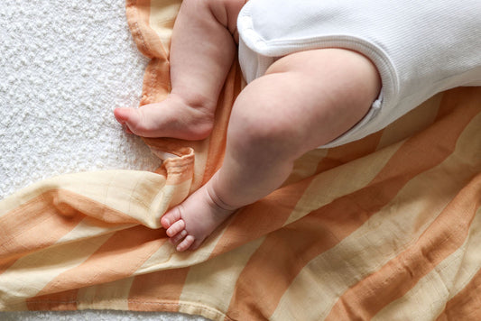 Peaches & Cream Stripe | Swaddle