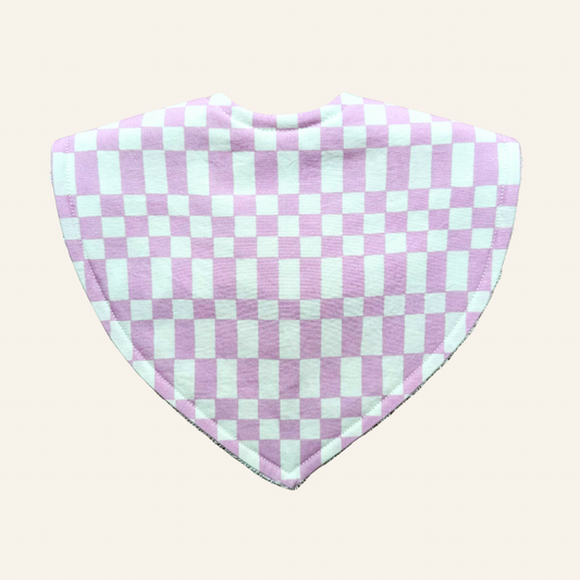 Neo Checker Lavender | Triangle Bib