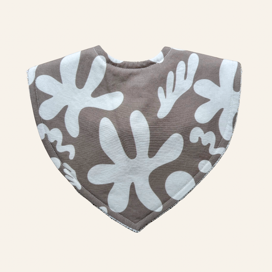 *Pre-Order* Abstract Flowers | Triangle Bib