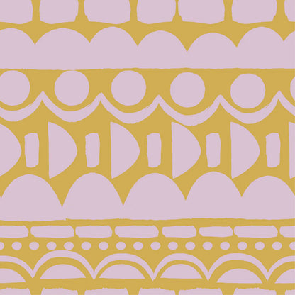 Stampa Mustard & Lilac | Triangle Bib