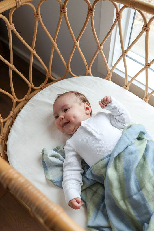 Ocean Tide Stripe | Swaddle