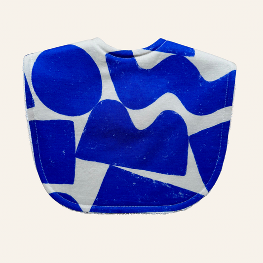 End of the Rainbow Blue By Molly Molly | Classic Bib
