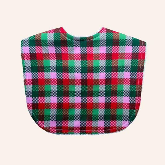 Christmas Pixel Check | Classic Bib