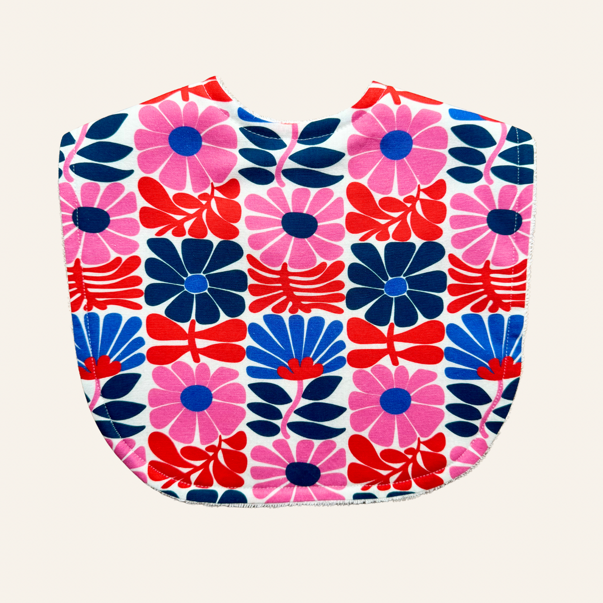 Flower Market Flowers White Classic Bib