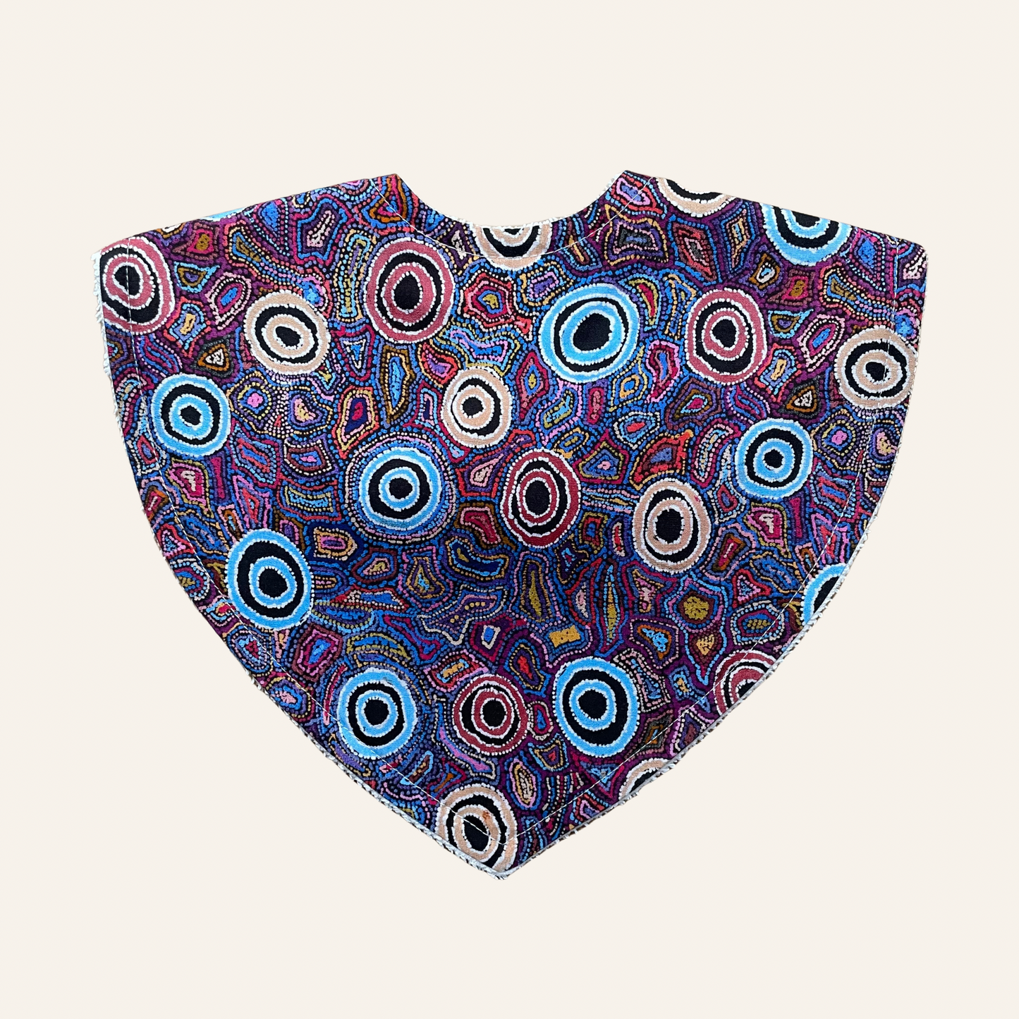 Warlukurlangu Joy Nangala Brown Yumari Jukurrpa | Triangle Bib