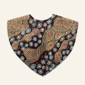 Balarinji Maureen Hudson Nampijinpa Bush Onion Dreaming  | Triangle Bib