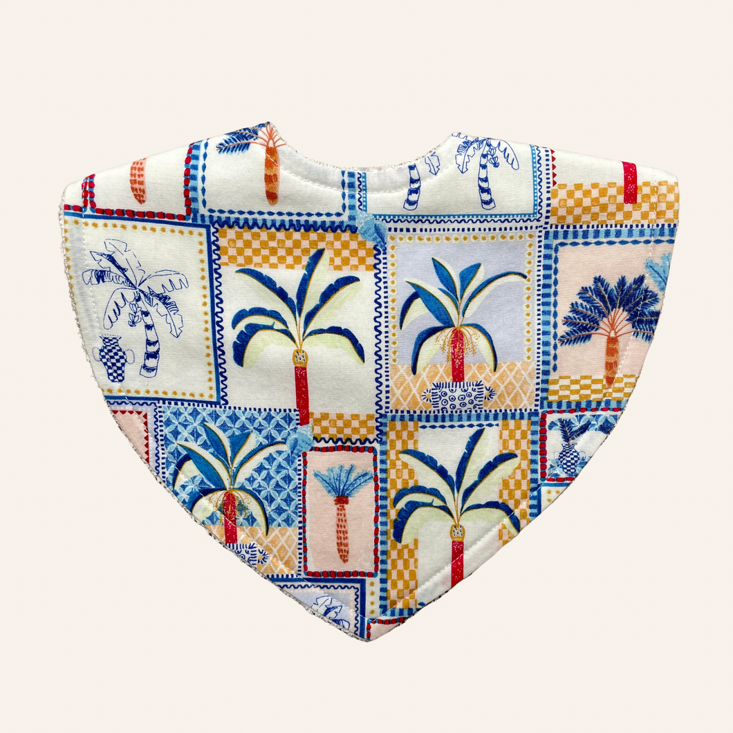 Palm City Blue | Triangle Bib