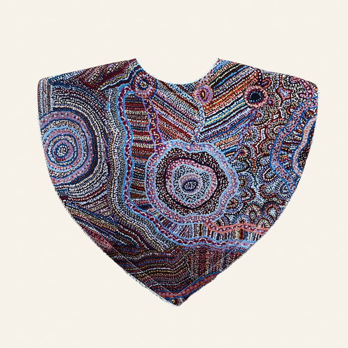 Warlukurlangu Priscilla Nangura Robertson Ngapa Jukurrpa (Water Dreaming) | Triangle Bib
