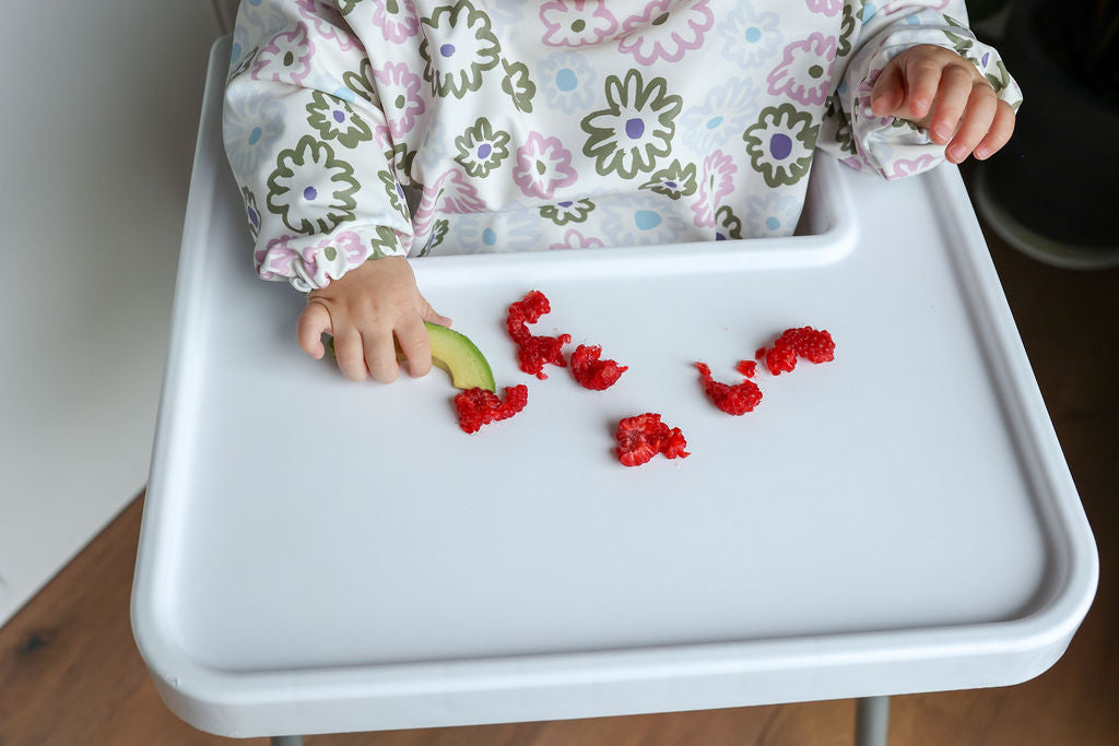 Big Flower Heart | Smock Bib