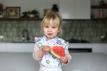 Big Flower Heart | Classic Bib
