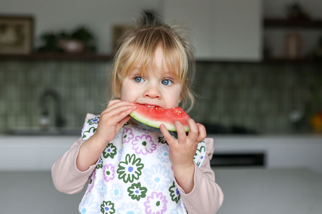 Big Flower Heart | Classic Bib