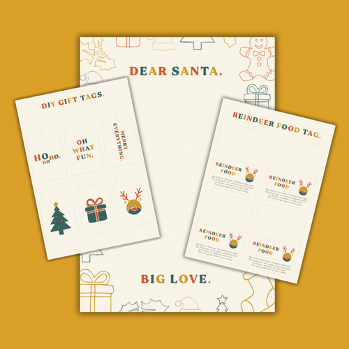 FREE CHRISTMAS PRINTABLES - Bright