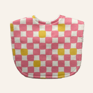 Check Mate - Pink with Yellow Speck Classic Bib