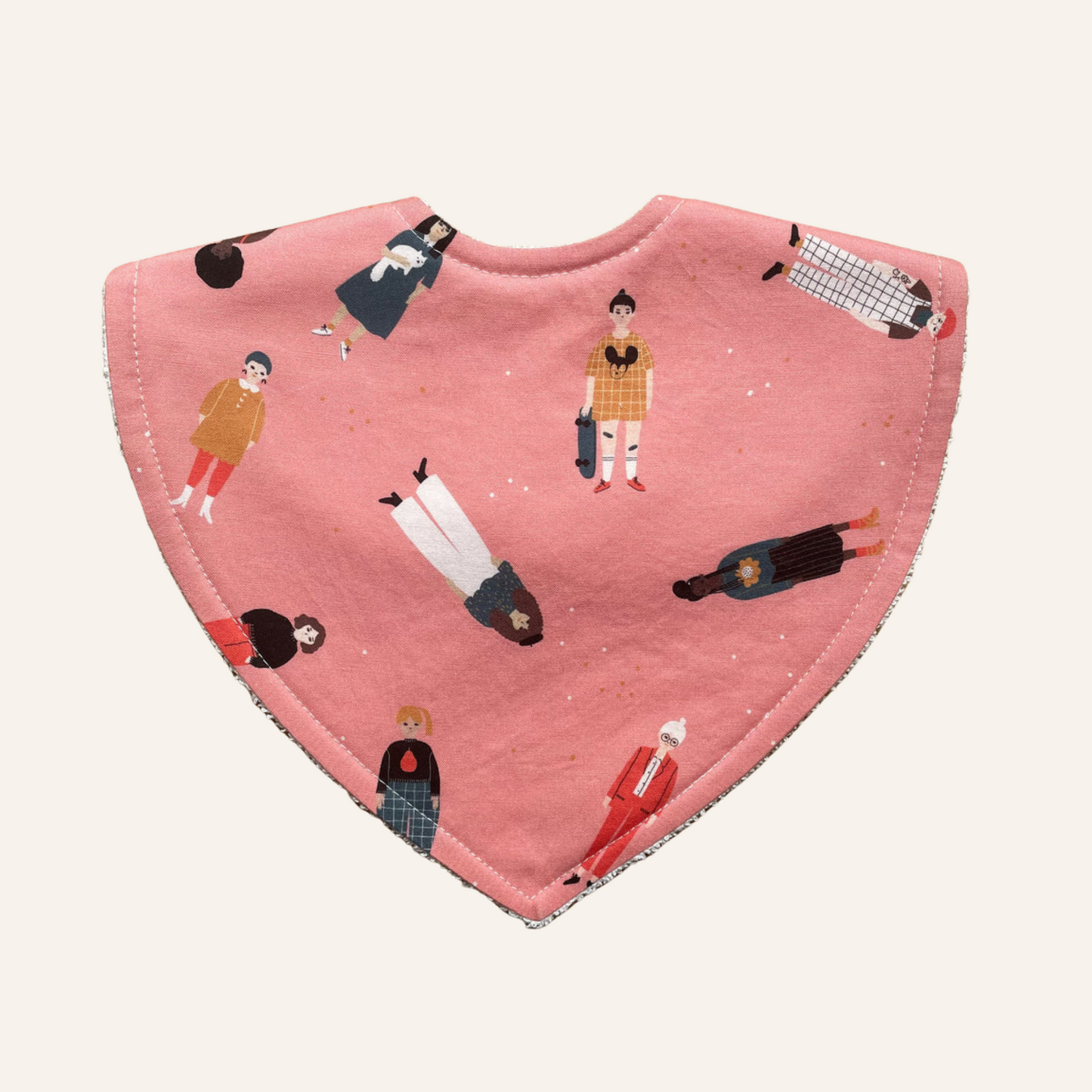 Jennifer Bouron Beautiful Women Pink Triangle Bib