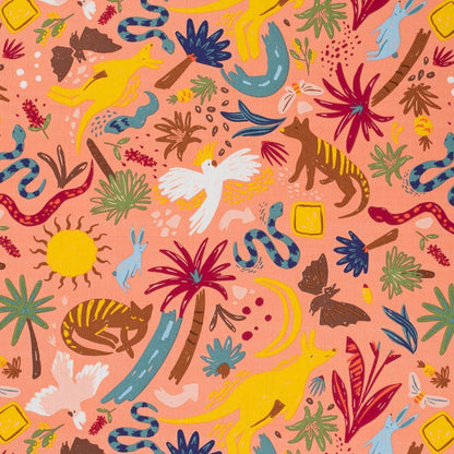 Ellie Whittaker Outback Wild Flame Burp Cloth