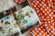 Load image into Gallery viewer, Check Mate Cherry Red with Lilac Speck | Swaddle