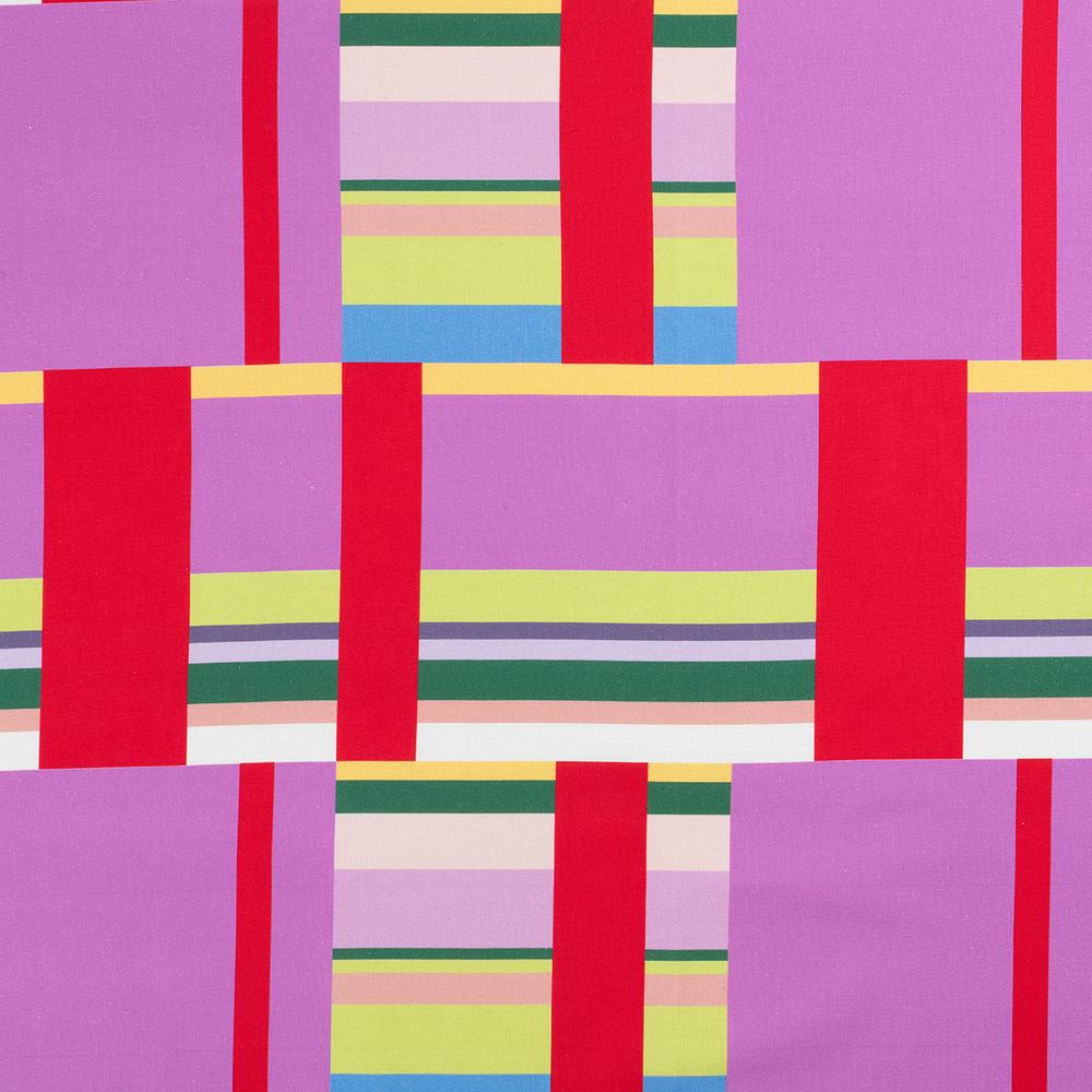 Katie Kortman Purple and Red Stripes Classic Bib