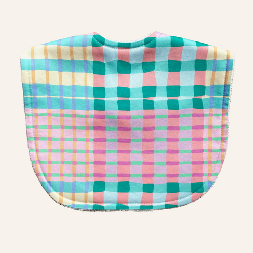 Wobbly Plaid By Suzz in Colour | Classic Bib