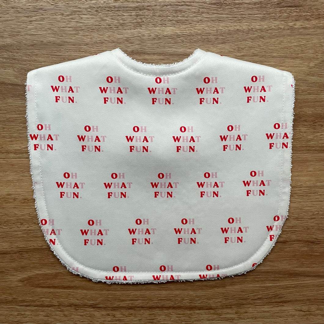 Oh What Fun. Classic Bib