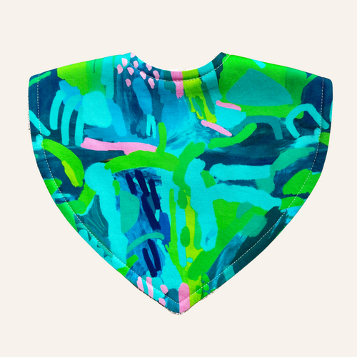 Green is Good for the Soul By Em and the Little Jem | Triangle Bib