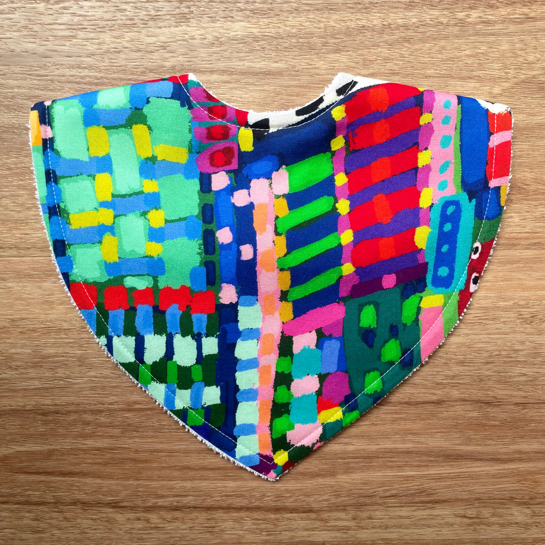 Miss Moresby Cityscape Triangle Bib