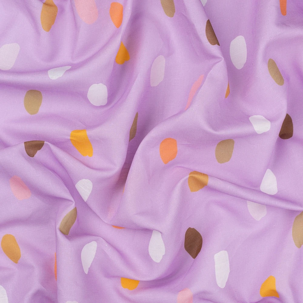 Nerida Hansen Summer Spot Lilac Burp Cloth