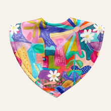 Load image into Gallery viewer, Cheetah&#39;s Garden By Deb McNaughton | Triangle Bib